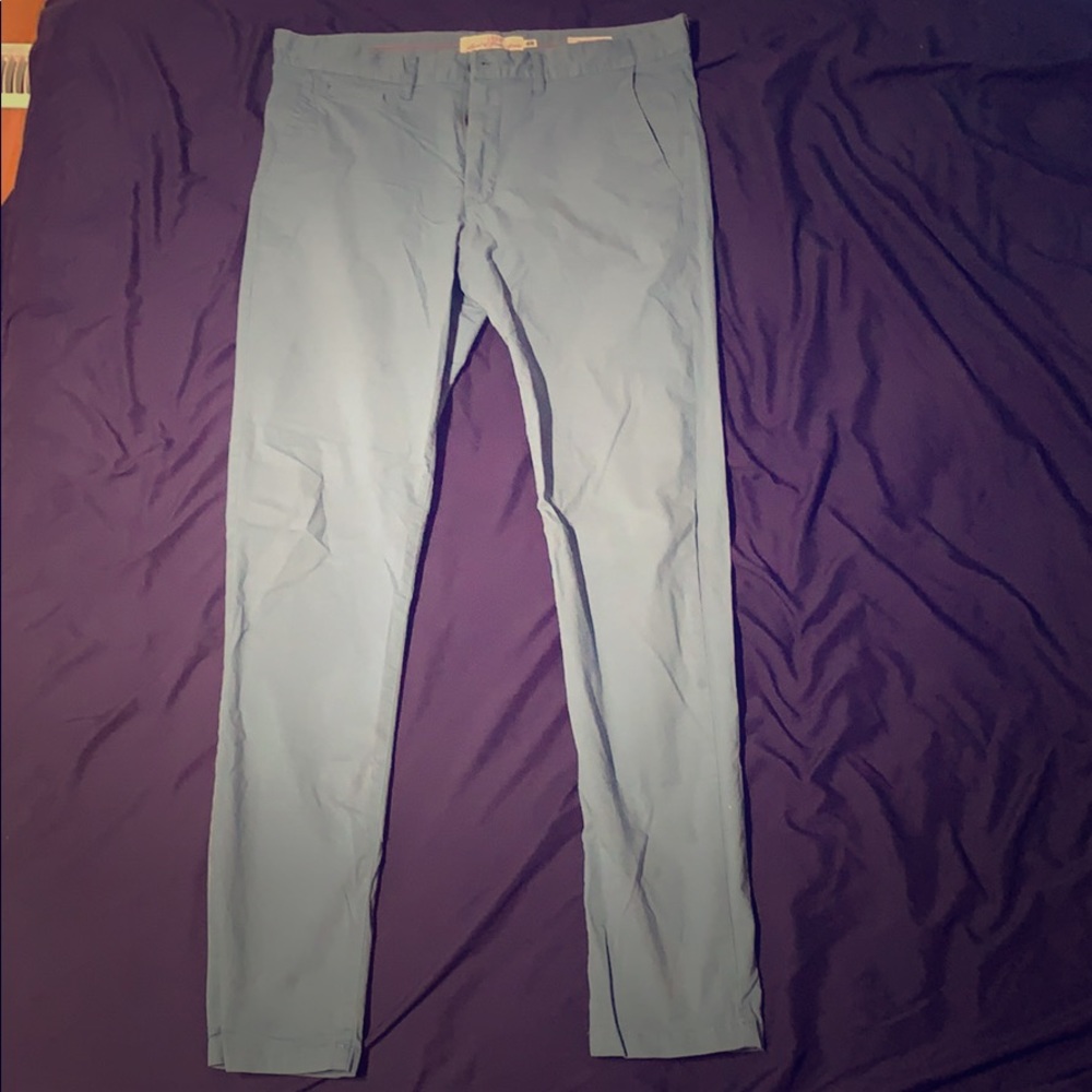 Baby blue chinos slim fit